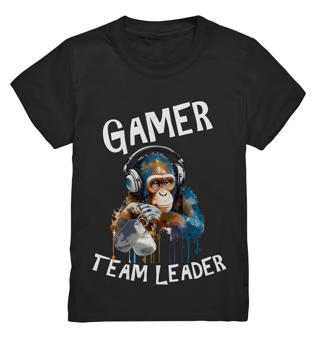 GAMER - TEAM LEADER MONKEY STREETWEAR - STATEMENT - Kids Premium Shirt