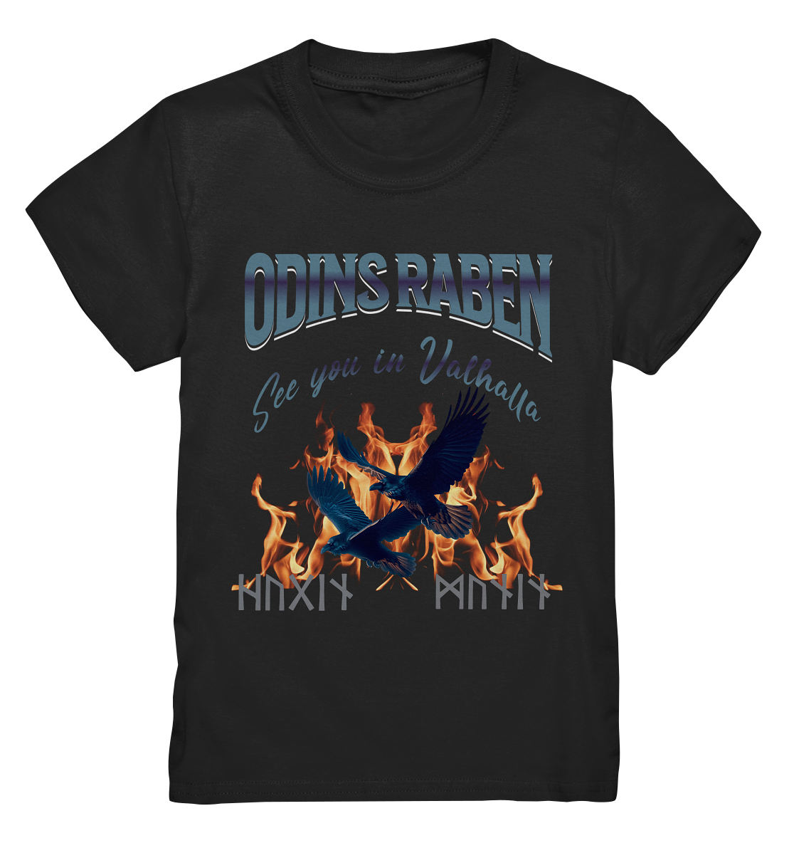 Raben Odins mystisch - Kids Premium Shirt