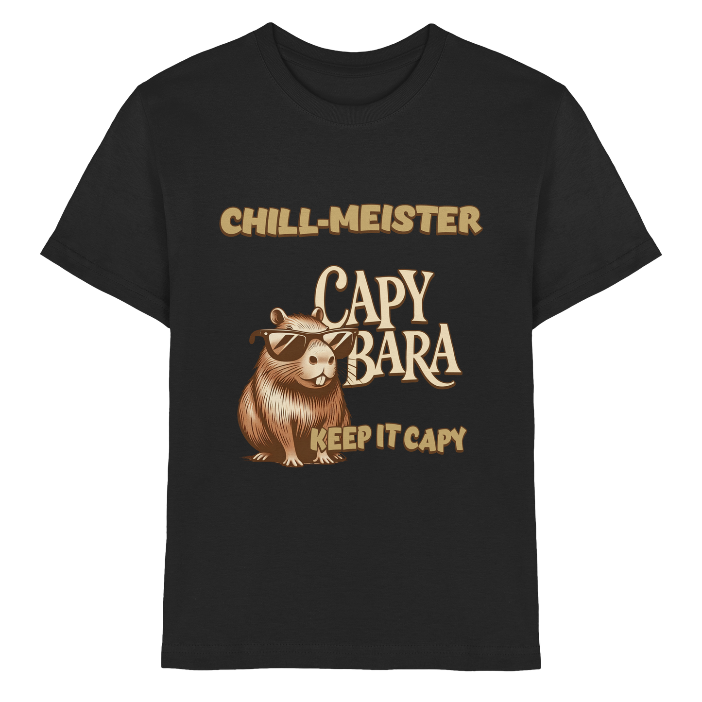 Chill-Meister Capybara – Keep it Capy (Bio & Premium) - Kids Premium Shirt