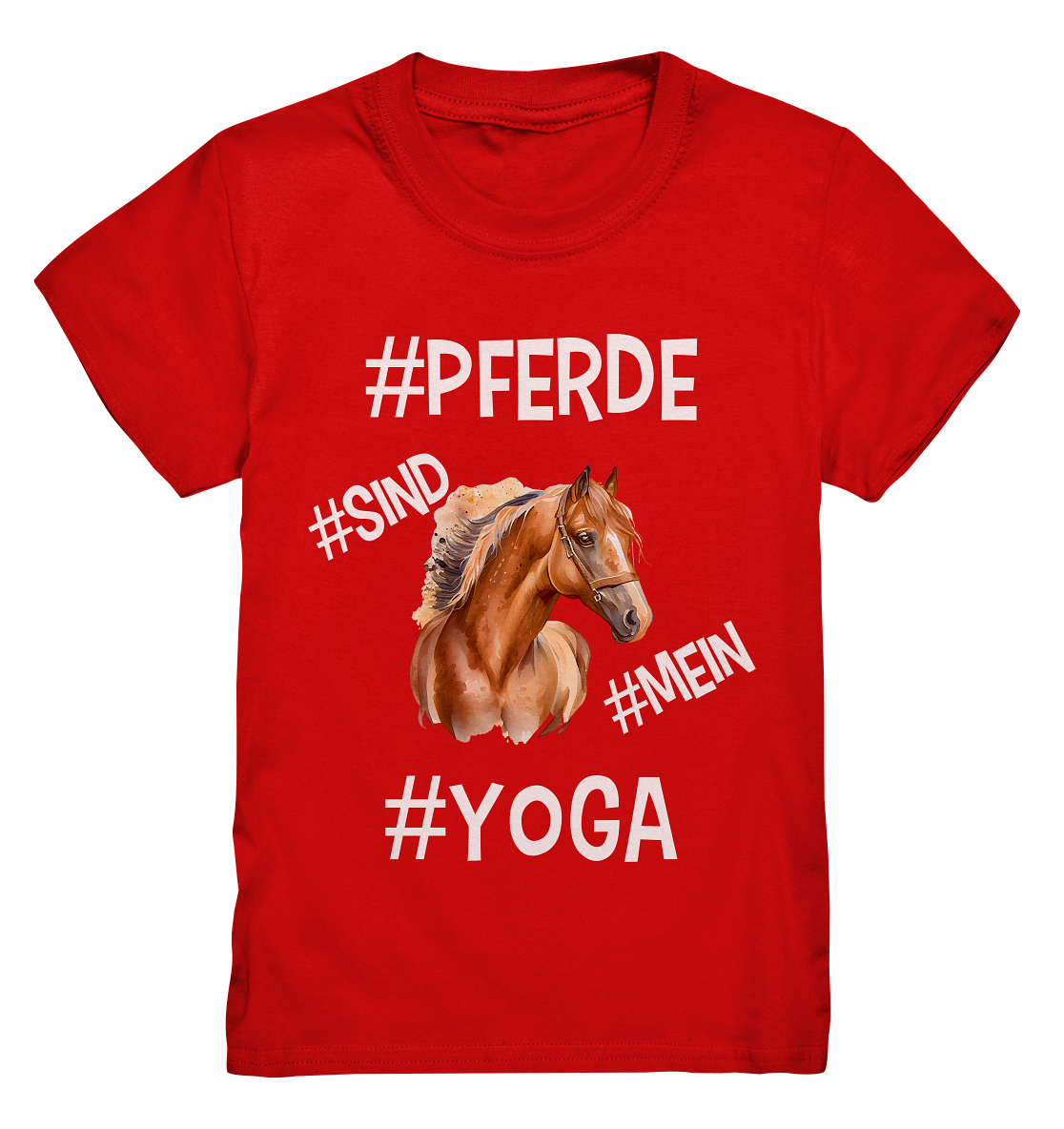 PFERDE SIND MEIN YOGA - STATEMENT STREETWEAR - Kids Premium Shirt