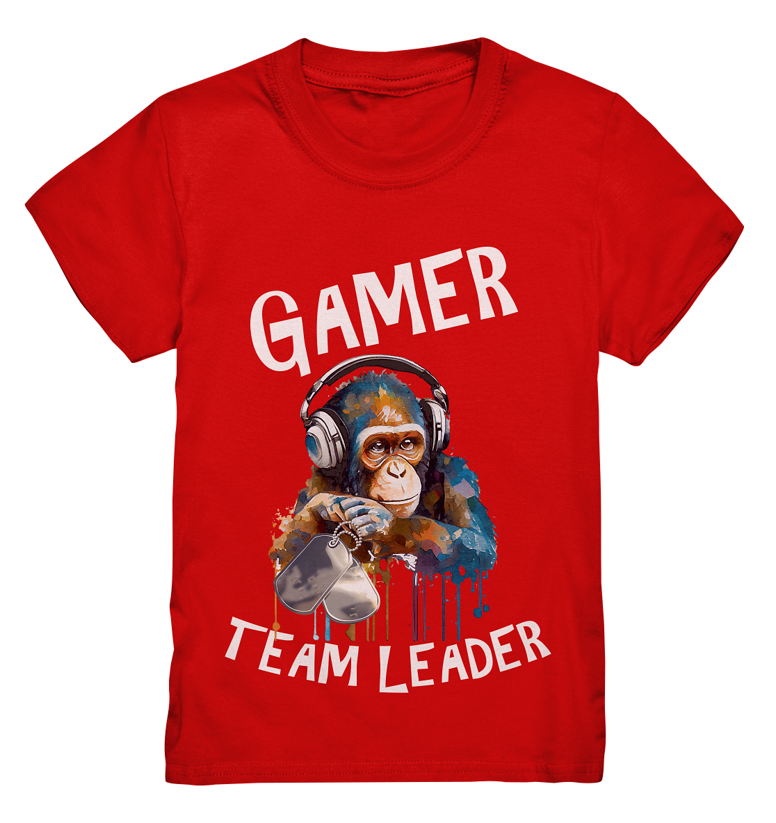 GAMER - TEAM LEADER MONKEY STREETWEAR - STATEMENT - Kids Premium Shirt