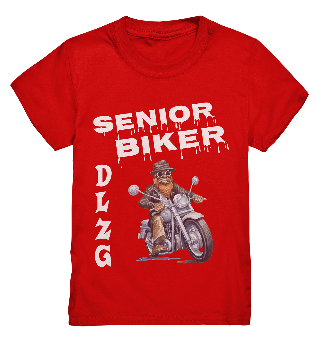 DLzG Opa Biker Fun Motiv 3- Kids Premium Shirt