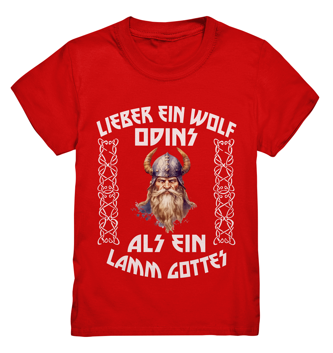 LIEBER EIN WOLF ODINS NO 4  - STREETWEAR - STATEMENT   - Kids Premium Shirt