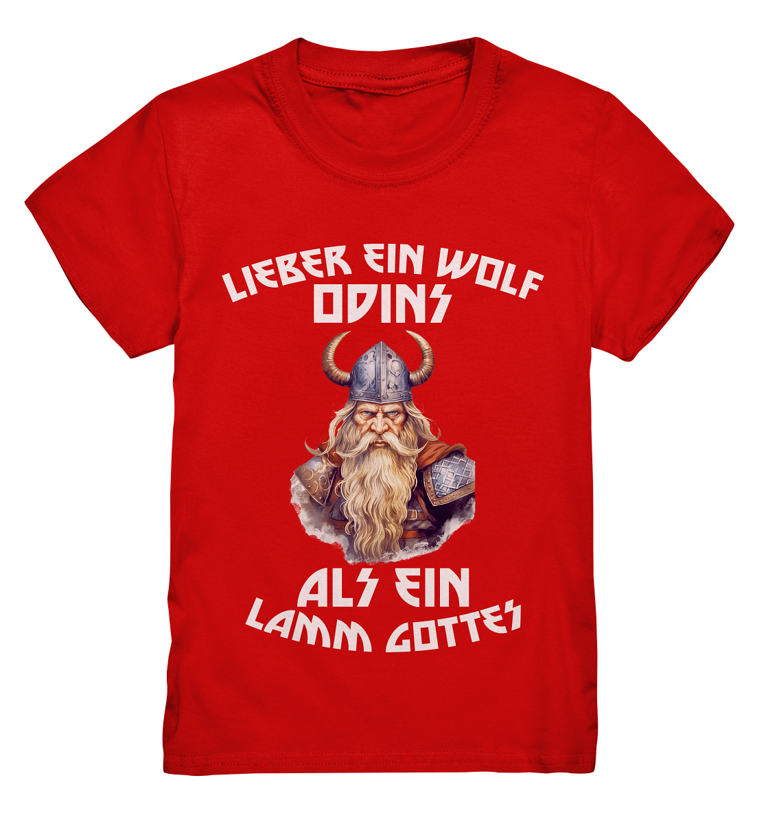 LIEBER EIN WOLF ODINS NO 1  - STREETWEAR - STATEMENT   - Kids Premium Shirt