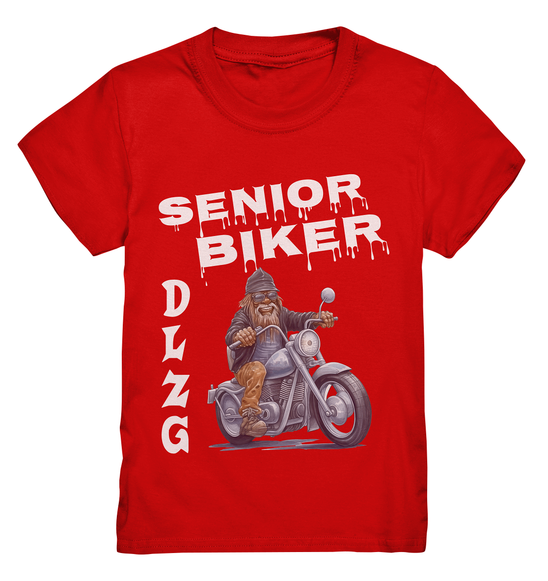 DLzG Opa Biker Fun Motiv 4- Kids Premium Shirt