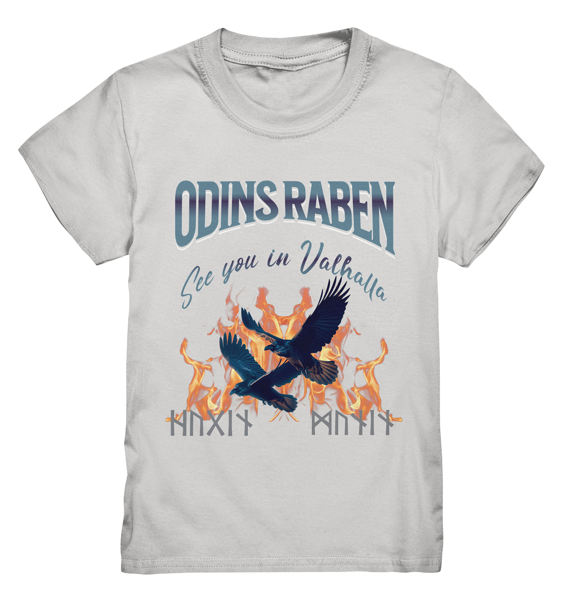 Raben Odins mystisch - Kids Premium Shirt