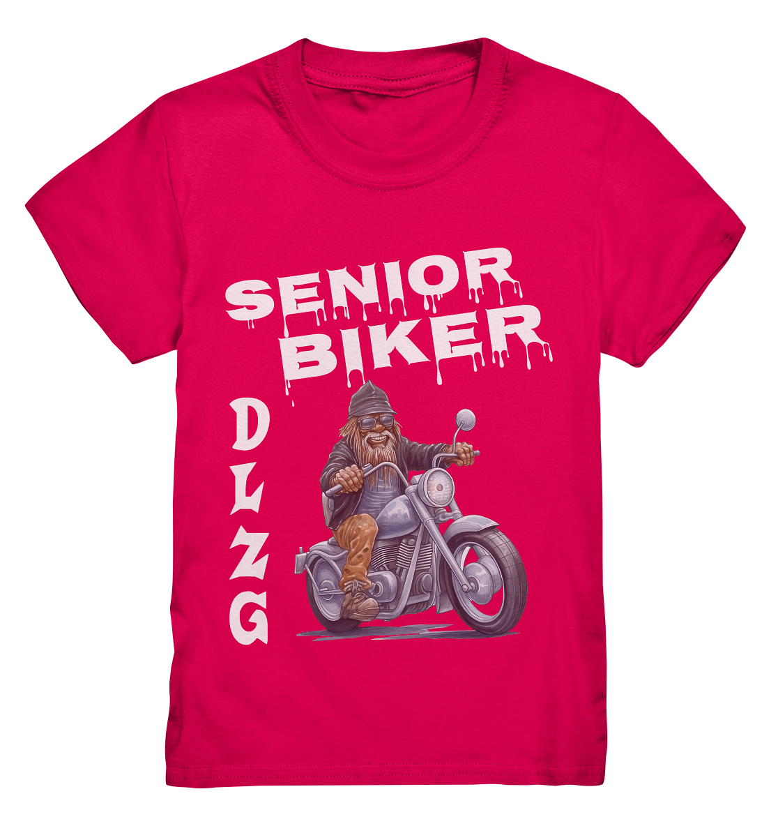 DLzG Opa Biker Fun Motiv 4- Kids Premium Shirt