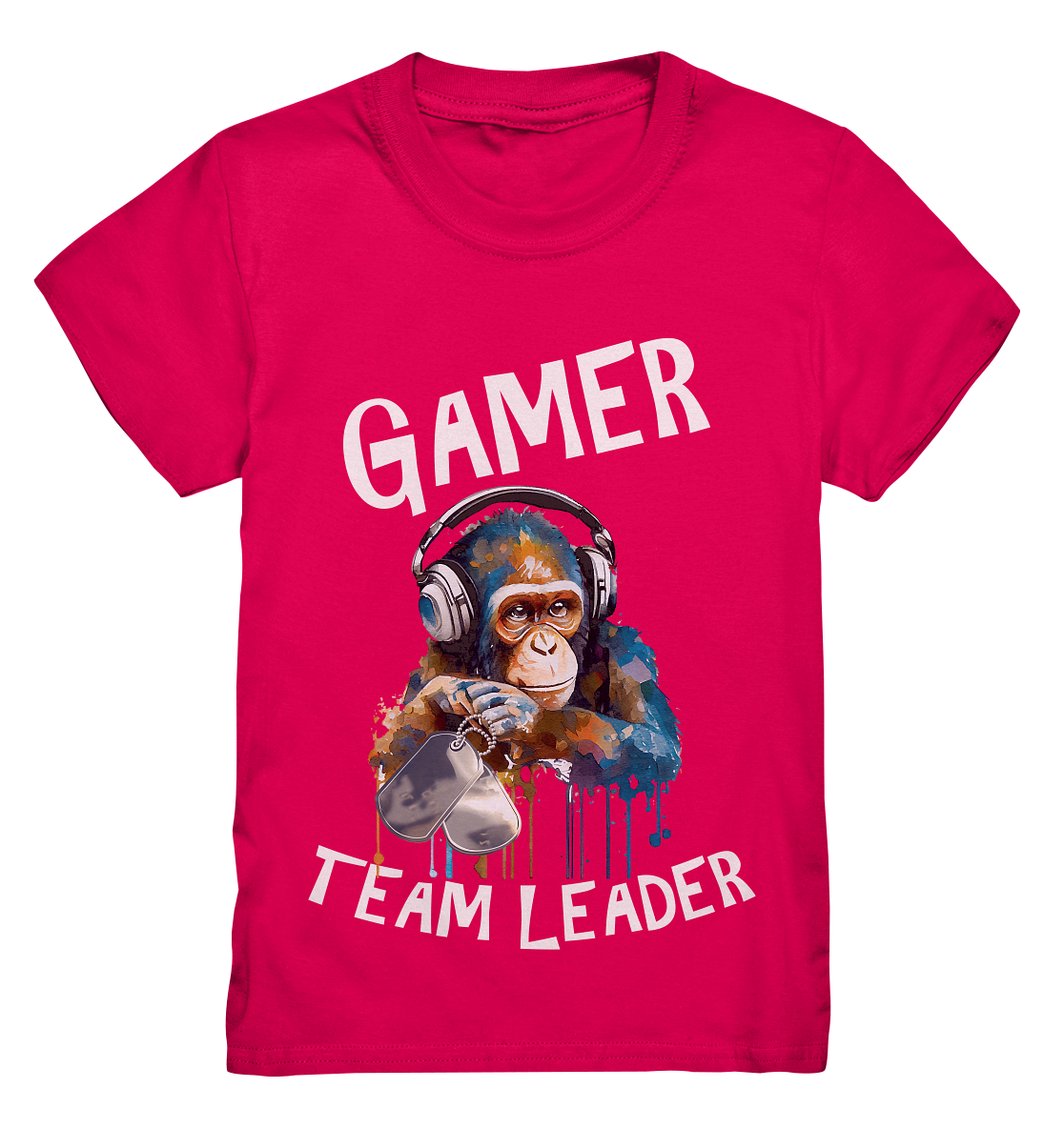 GAMER - TEAM LEADER MONKEY STREETWEAR - STATEMENT - Kids Premium Shirt