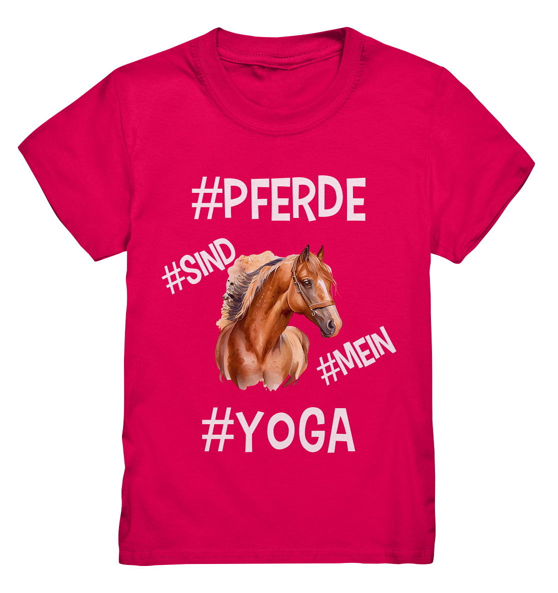 PFERDE SIND MEIN YOGA - STATEMENT STREETWEAR - Kids Premium Shirt