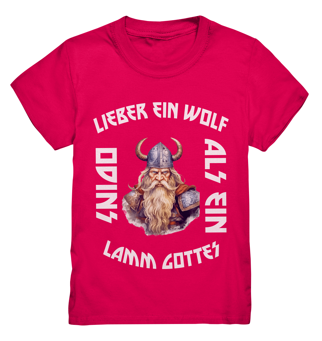 LIEBER EIN WOLF ODINS NO 2  - STREETWEAR - STATEMENT    - Kids Premium Shirt