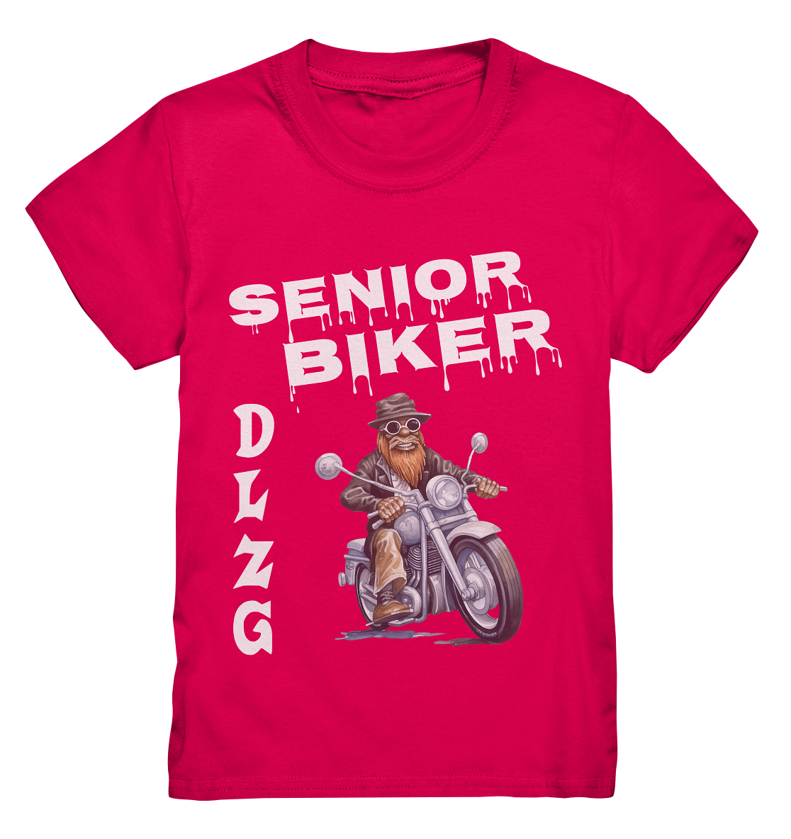 DLzG Opa Biker Fun Motiv 3- Kids Premium Shirt