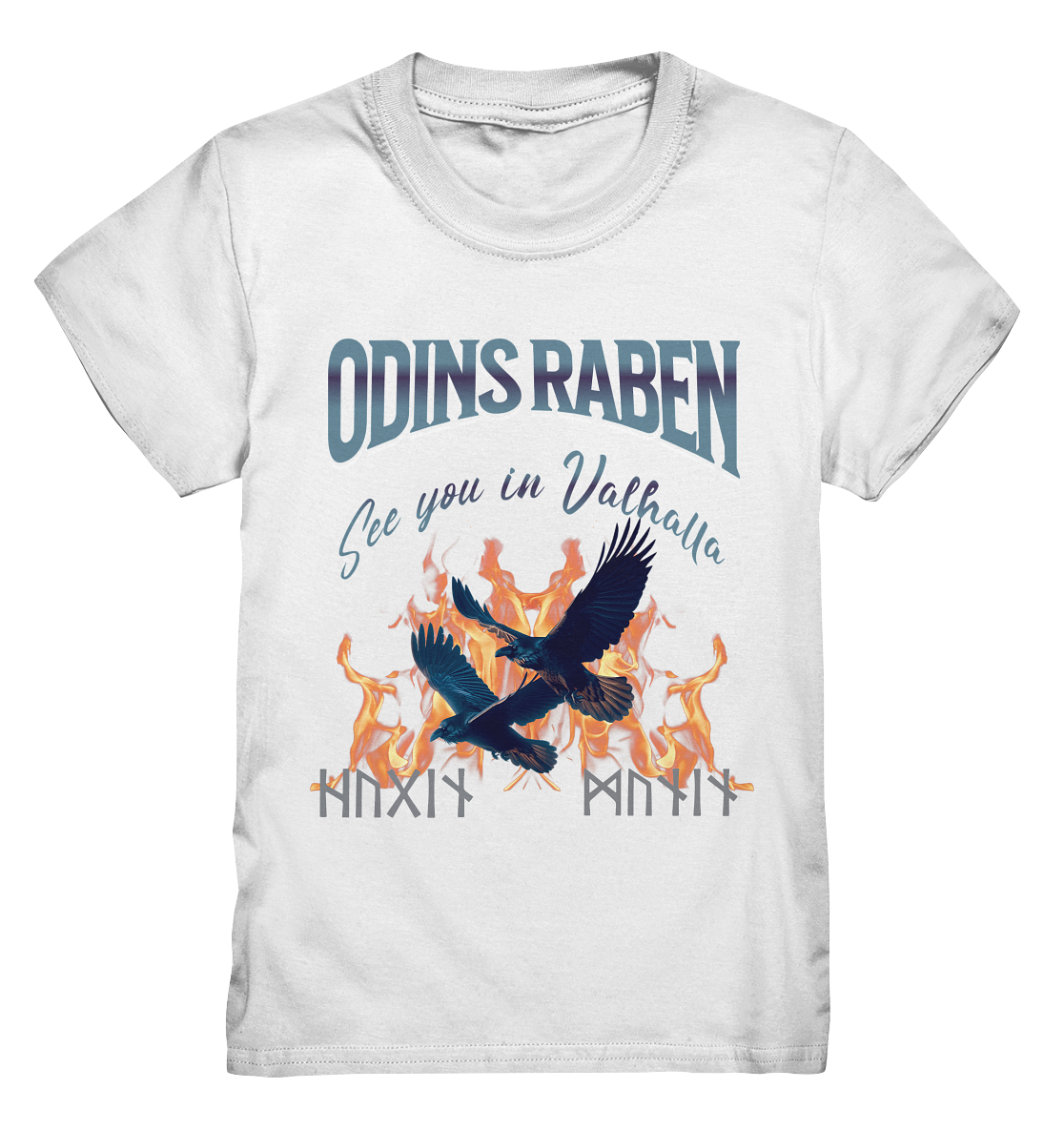 Raben Odins mystisch - Kids Premium Shirt