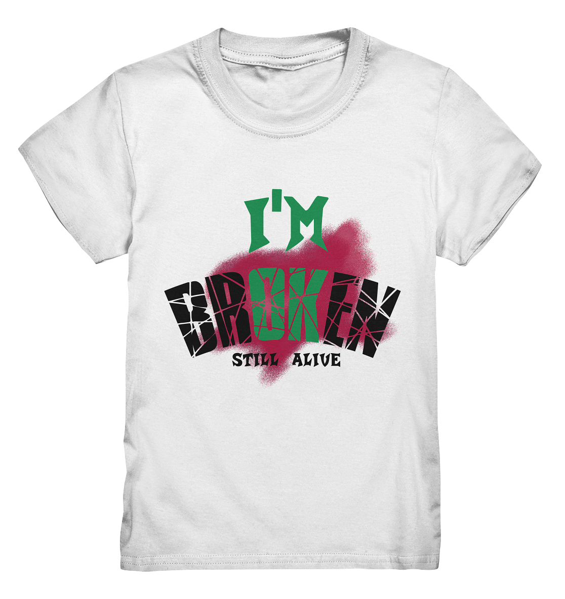 I'M OK - I'M BROKEN - STREETWEAR COOLE SPRÜCHE - Kids Premium Shirt