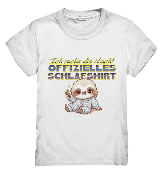 Offizielles Schlafshirt Kinder Premium Shirt weiß