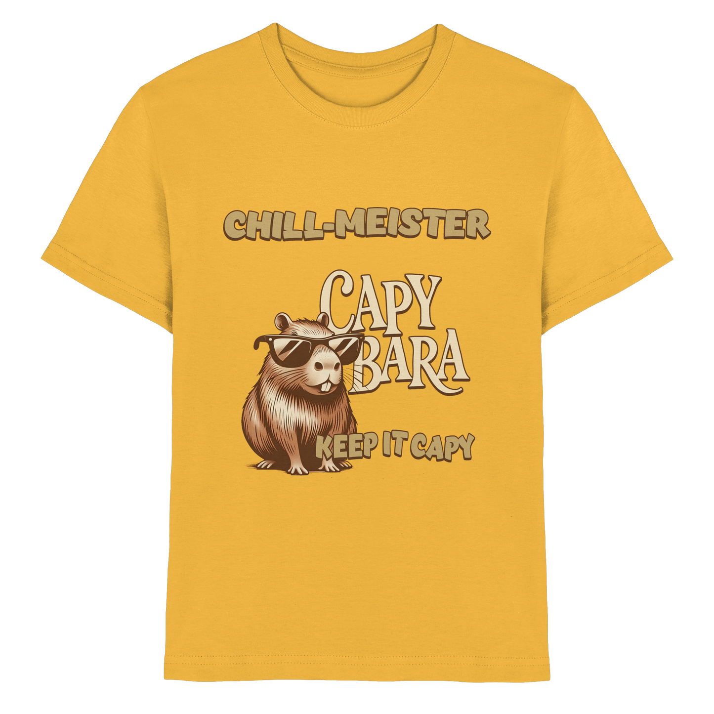 Chill-Meister Capybara – Keep it Capy (Bio & Premium) - Kids Premium Shirt