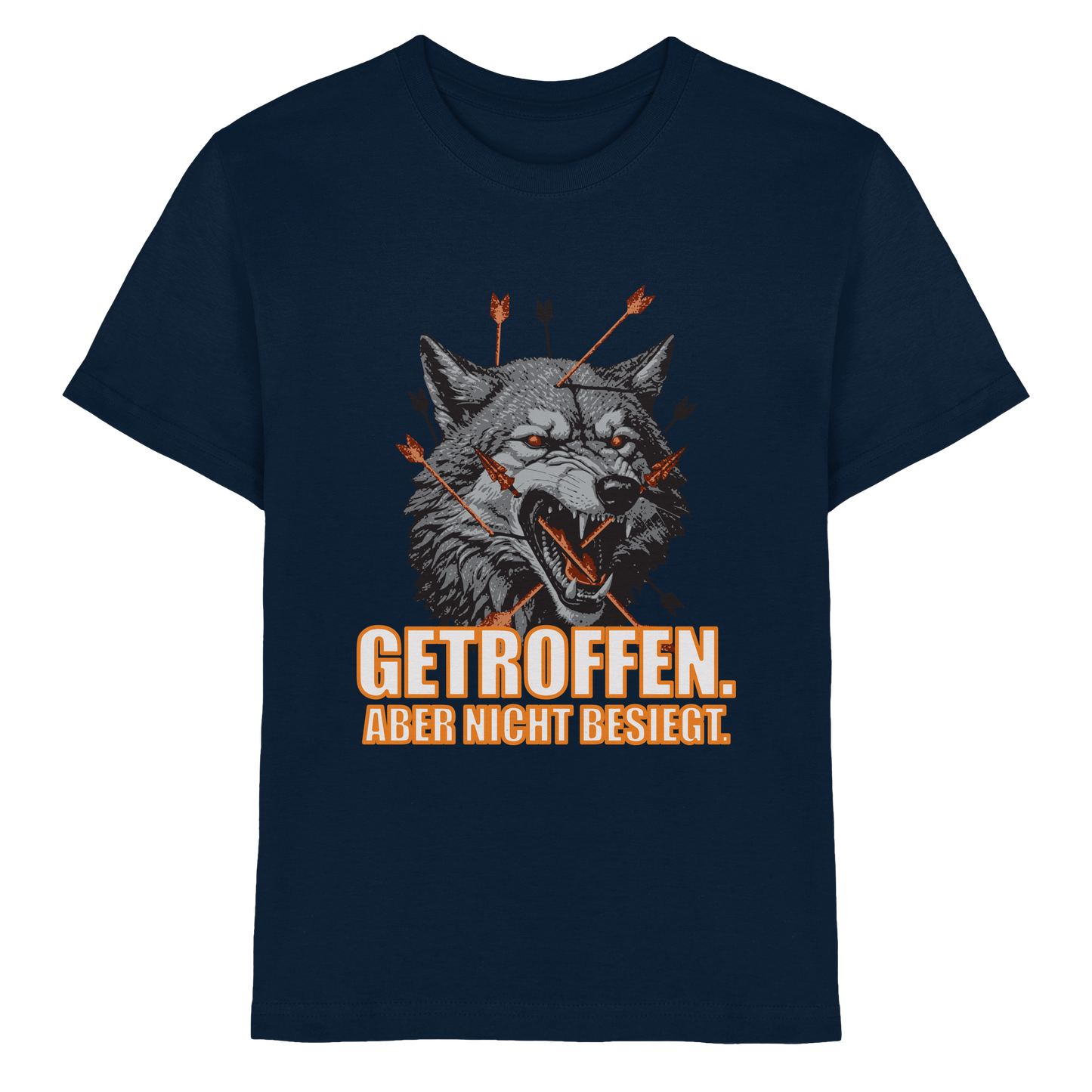 Alpha Wolf – Unbroken - Kids Premium Shirt