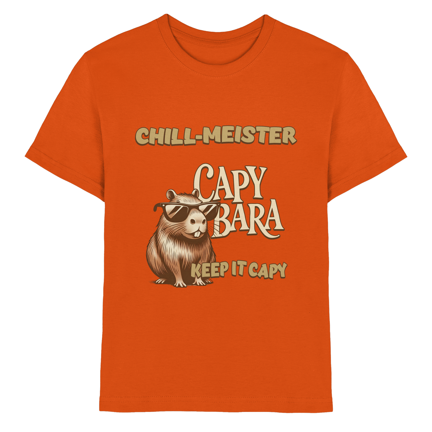 Chill-Meister Capybara – Keep it Capy (Bio & Premium) - Kids Premium Shirt