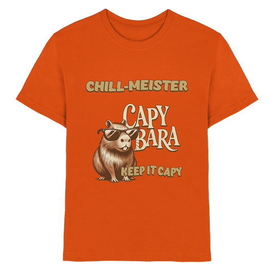 Chill-Meister Capybara – Keep it Capy (Bio & Premium) - Kids Premium Shirt