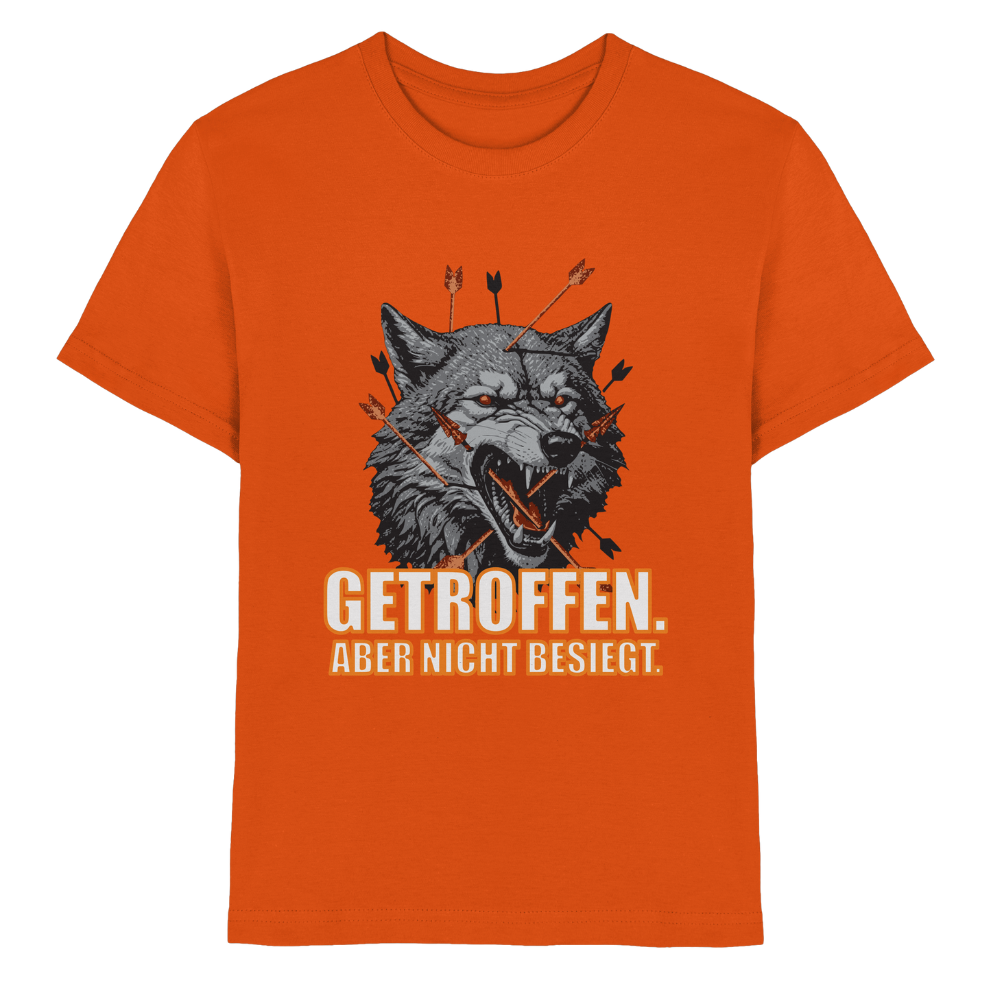 Alpha Wolf – Unbroken - Kids Premium Shirt