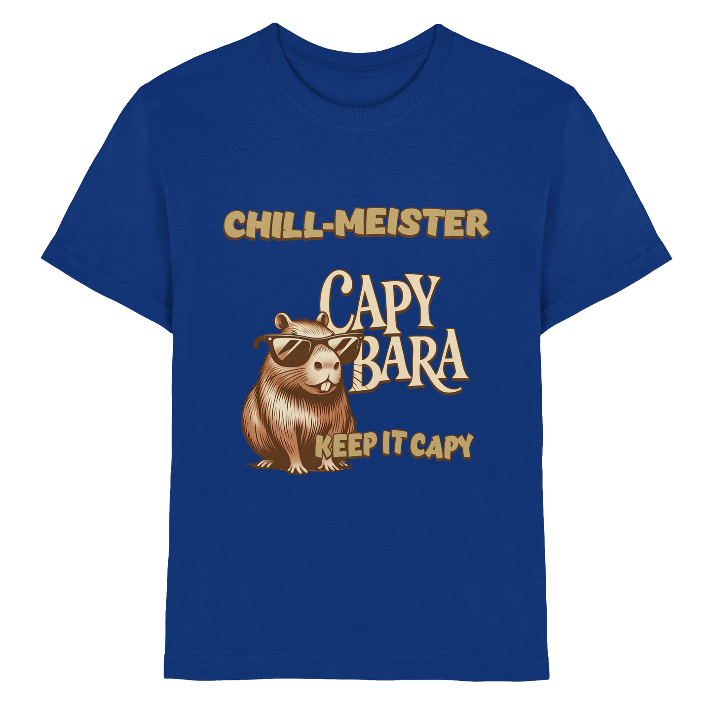 Chill-Meister Capybara – Keep it Capy (Bio & Premium) - Kids Premium Shirt