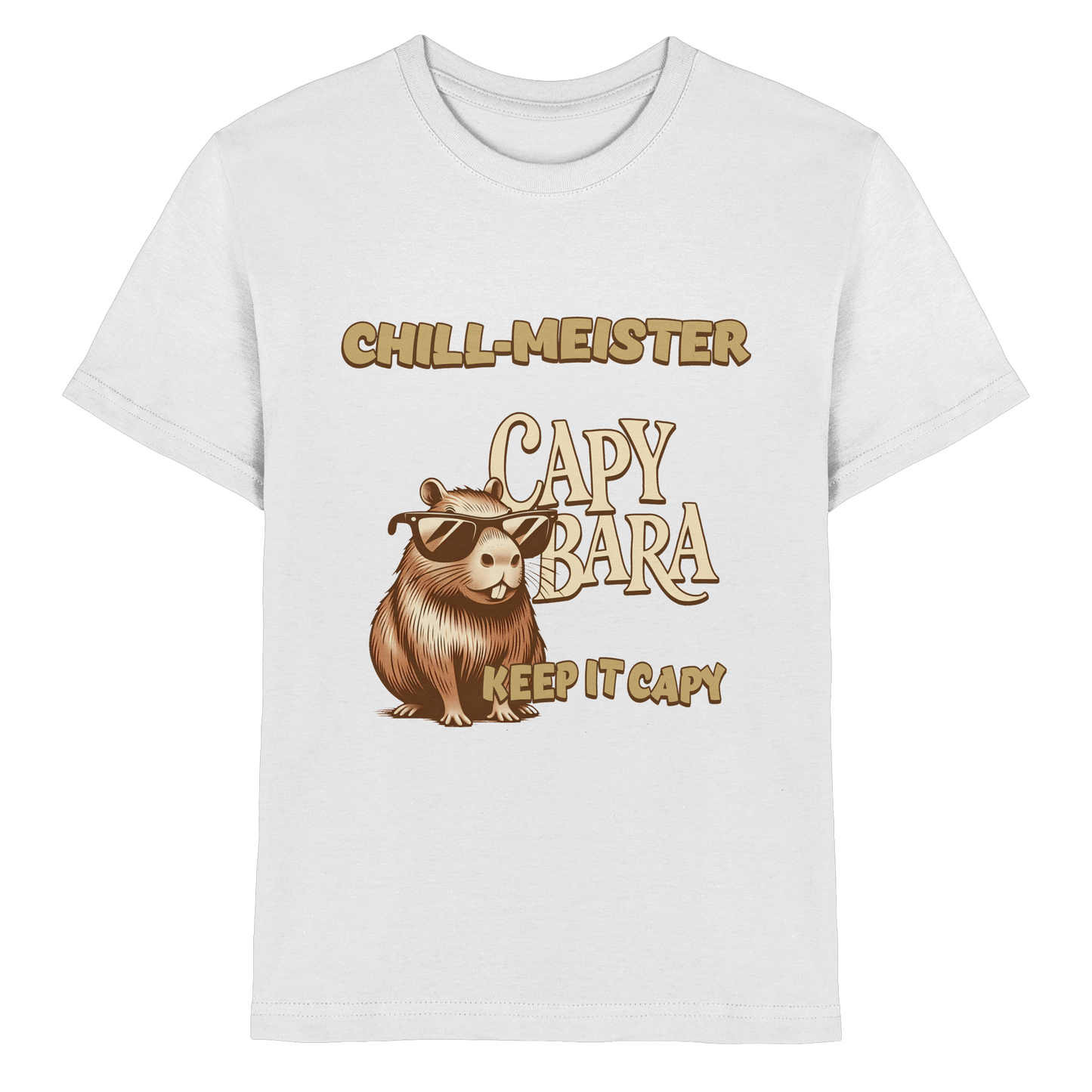Chill-Meister Capybara – Keep it Capy (Bio & Premium) - Kids Premium Shirt