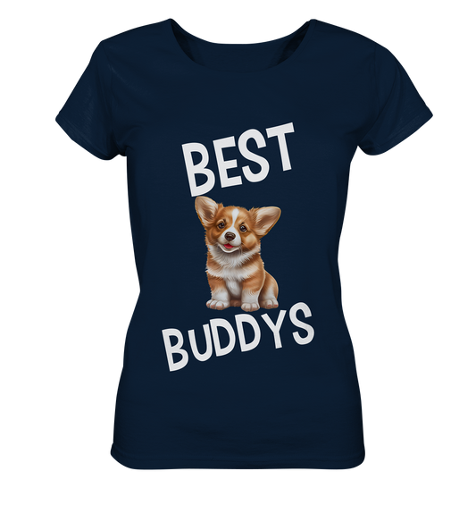 BEST BUDDYS NO2 - STREETWEAR _ STATEMENTS - MEIN BESTER FREUND - Ladies Organic Basic Shirt