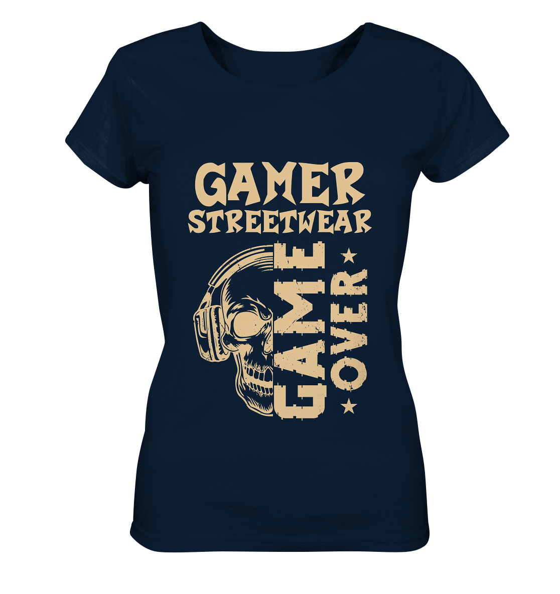 GAME OVER - GAMER STREETWEAR - STATEMENTS - Ladies Organic Basic Shirt