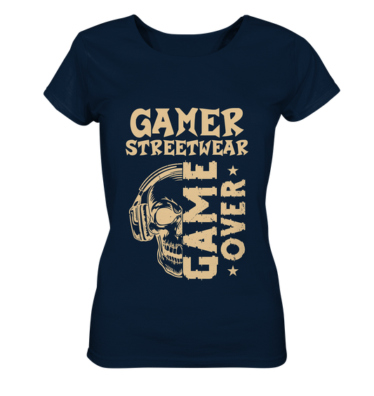 GAME OVER - GAMER STREETWEAR - STATEMENTS - Ladies Organic Basic Shirt