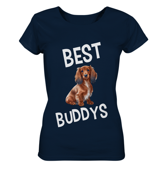 BEST BUDDYS NO 6 - STREETWEAR _ STATEMENTS - MEIN BESTER FREUND - Ladies Organic Basic Shirt