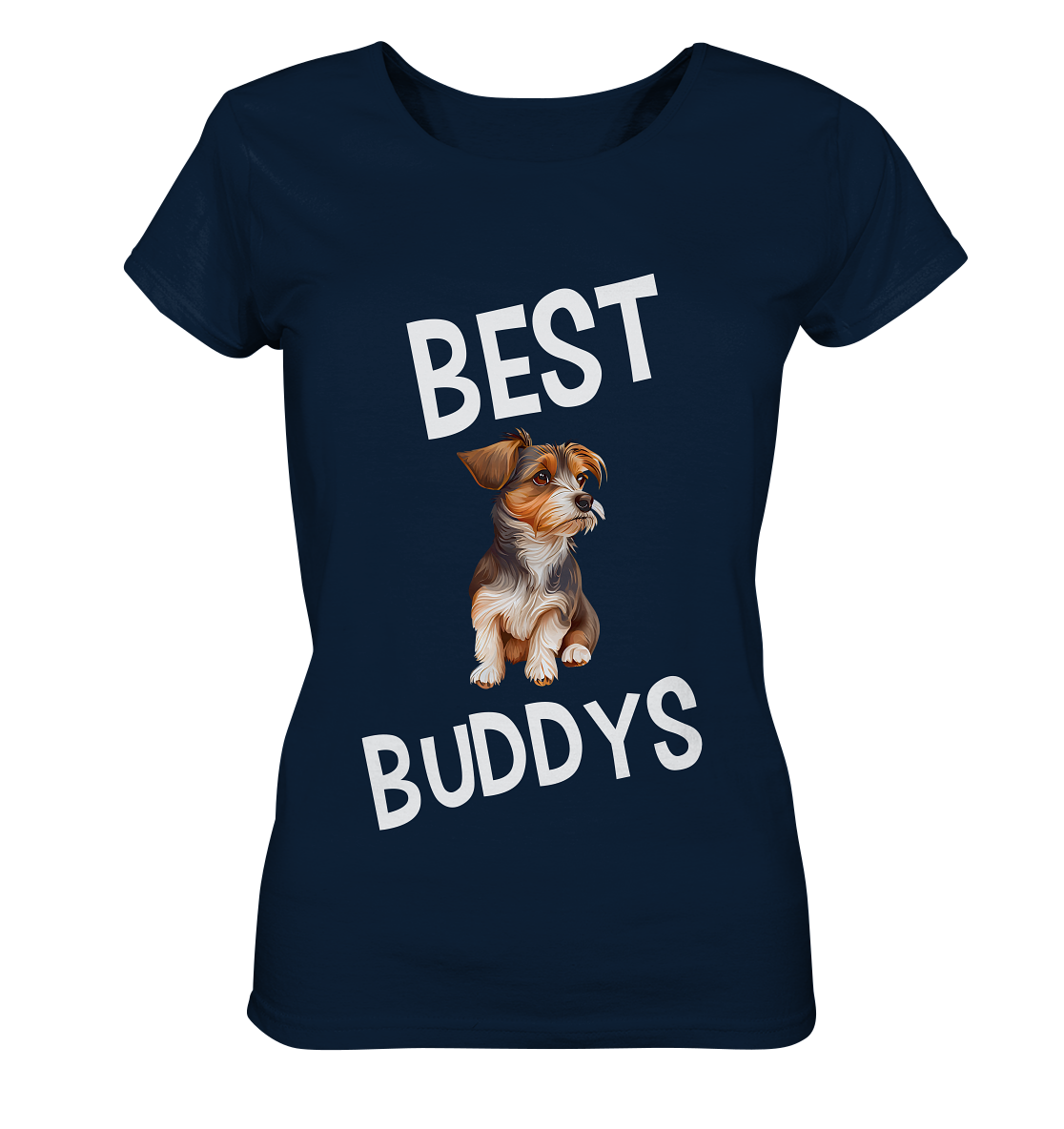 BEST BUDDYS NO 7 - STREETWEAR _ STATEMENTS - MEIN BESTER FREUND  - Ladies Organic Basic Shirt