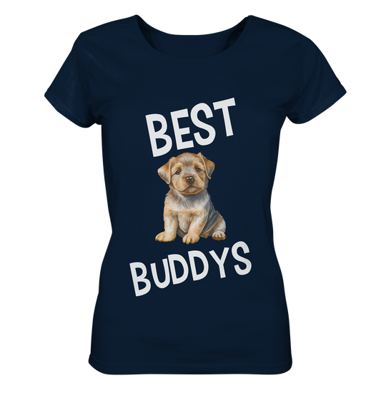 BEST BUDDYS NO4 - STREETWEAR _ STATEMENTS - MEIN BESTER FREUND - Ladies Organic Basic Shirt