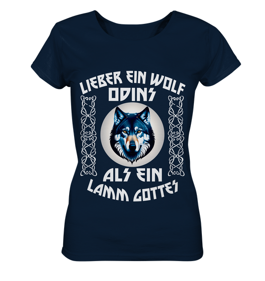 Odins Wolf: Stärke, Stolz und Unabhängigkeit 5- Ladies Organic Basic Shirt