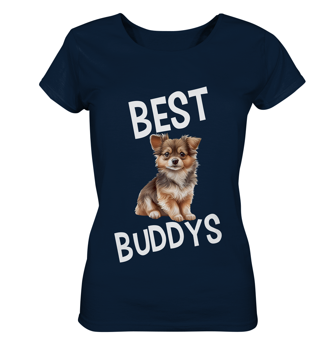 BEST BUDDYS NO3 - STREETWEAR _ STATEMENTS - MEIN BESTER FREUND Kopie - Ladies Organic Basic Shirt