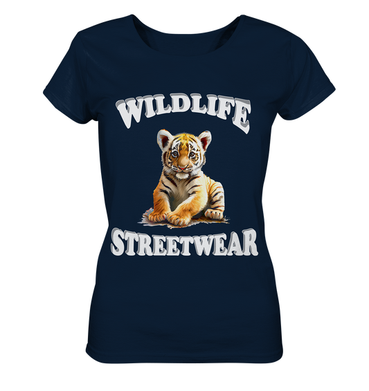 WILDLIFE STREETWEAR 3.0 TIGER BABY  - Ladies Organic Basic Shirt