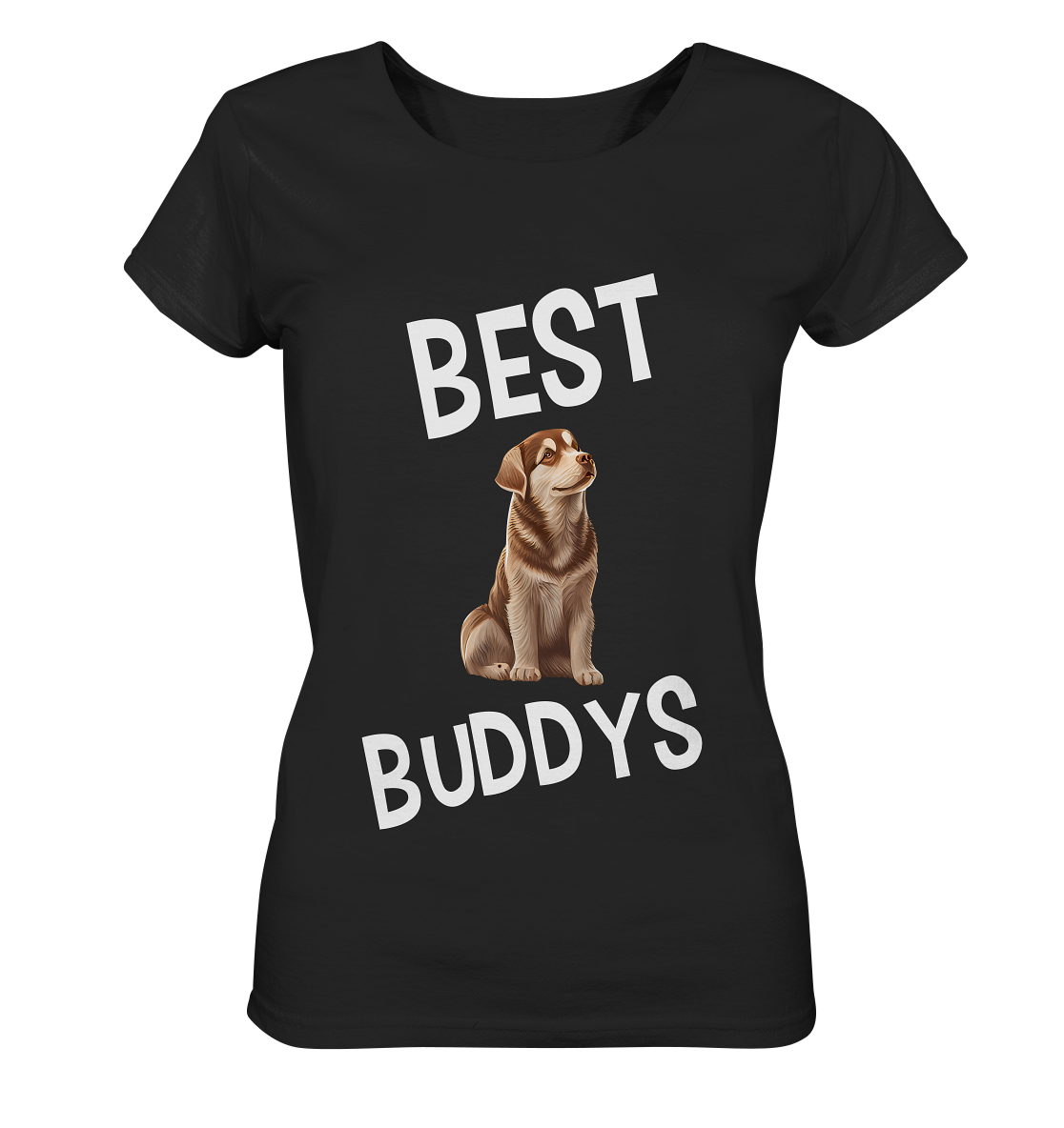 BEST BUDDYS NO 5 - STREETWEAR _ STATEMENTS - MEIN BESTER FREUND - Ladies Organic Basic Shirt