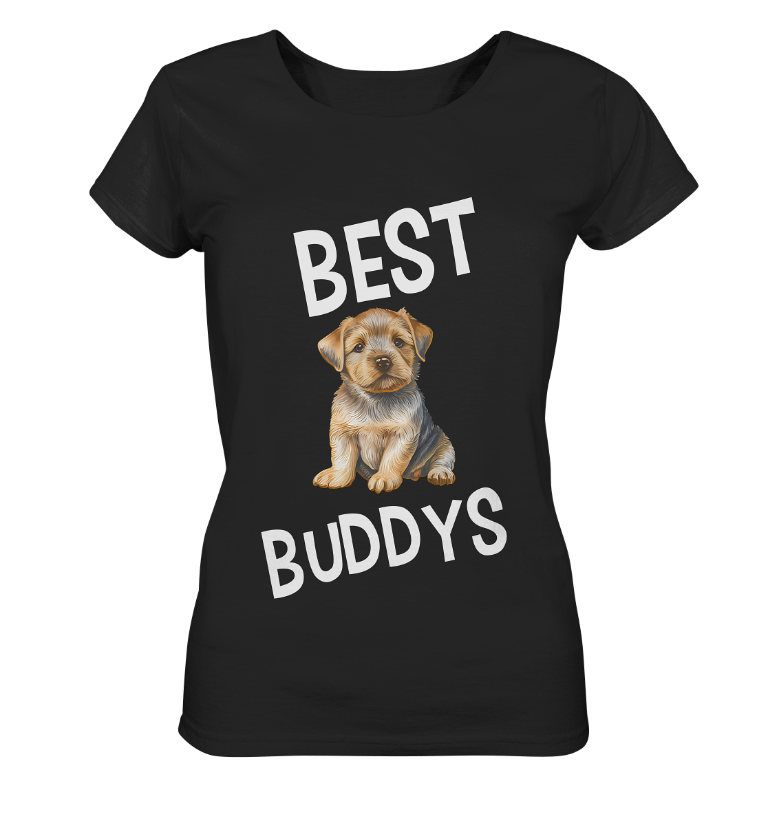 BEST BUDDYS NO4 - STREETWEAR _ STATEMENTS - MEIN BESTER FREUND - Ladies Organic Basic Shirt