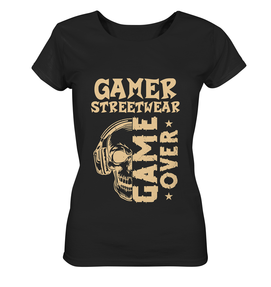 GAME OVER - GAMER STREETWEAR - STATEMENTS - Ladies Organic Basic Shirt