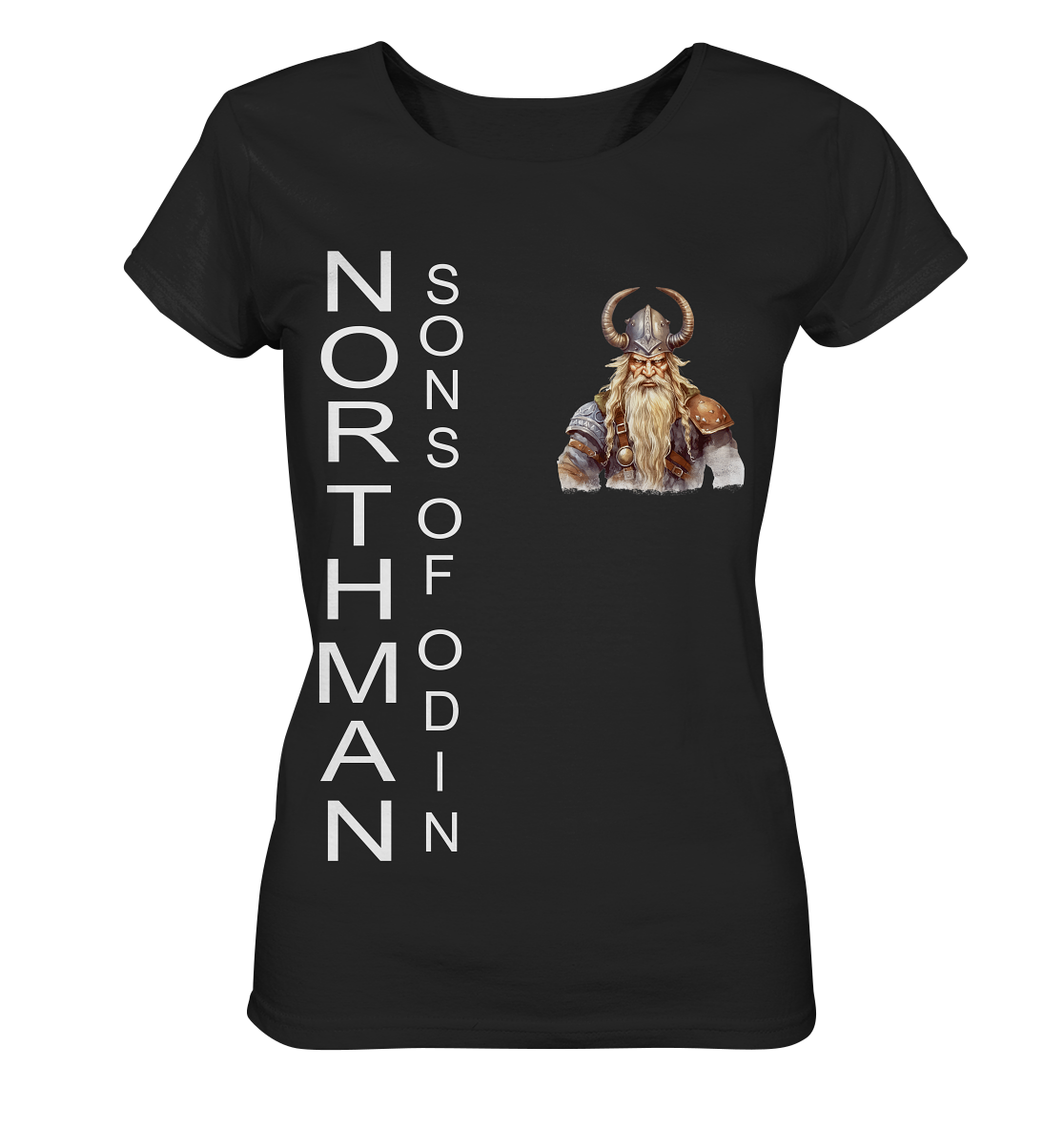 NORTHMAN SONS OF ODIN - NO 2  - STREETWEAR - STATEMENT     - Ladies Organic Basic Shirt