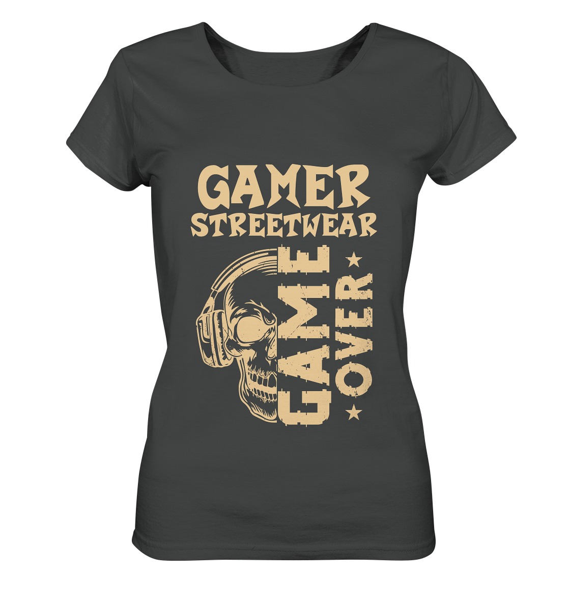 GAME OVER - GAMER STREETWEAR - STATEMENTS - Ladies Organic Basic Shirt