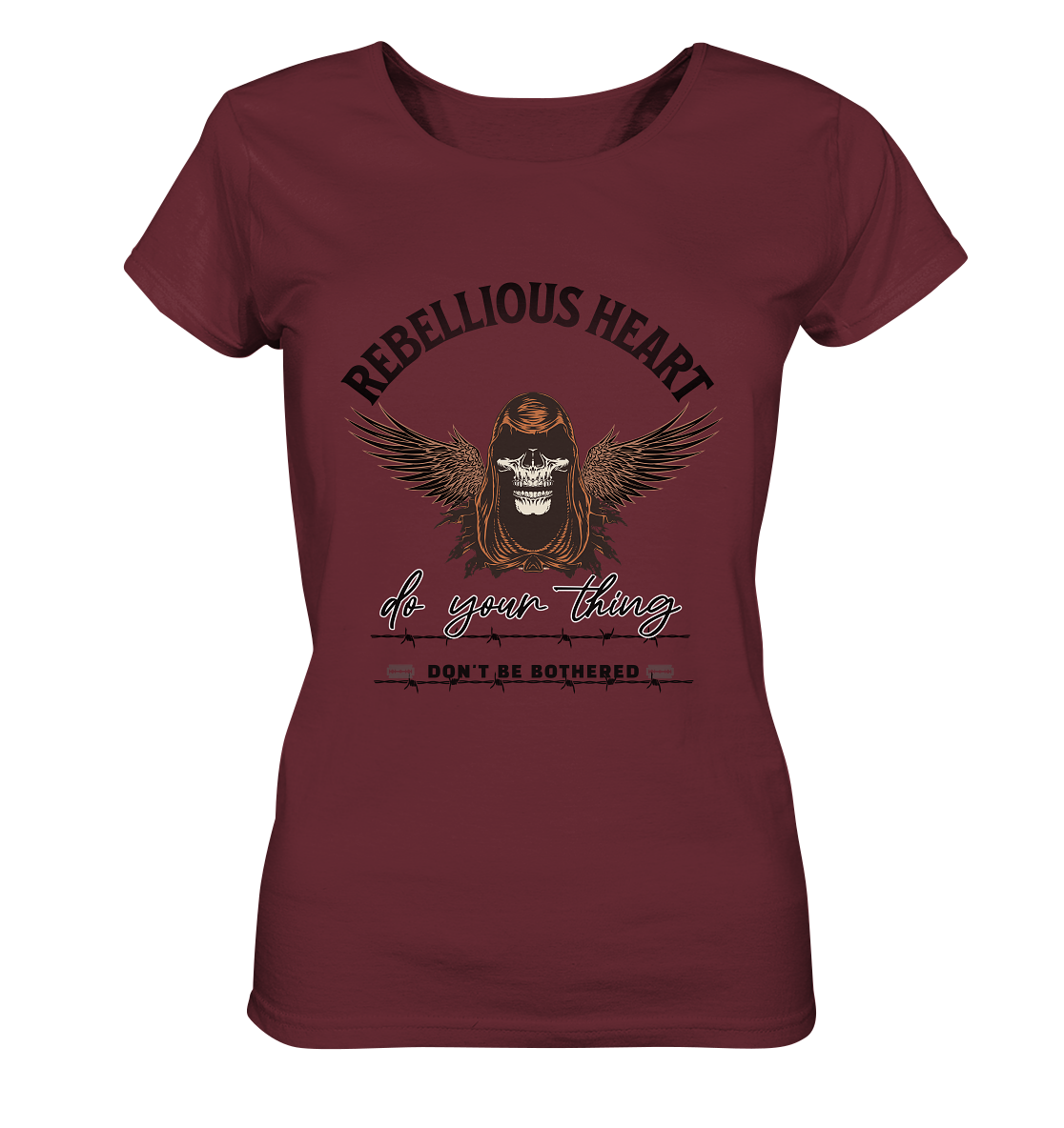 Rebellisches Herz III - Ladies Organic Basic Shirt