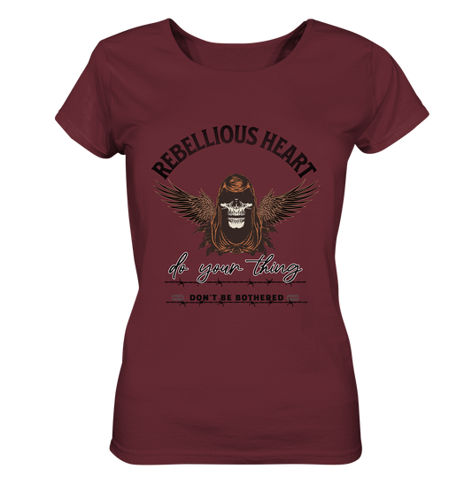 Rebellisches Herz III - Ladies Organic Basic Shirt