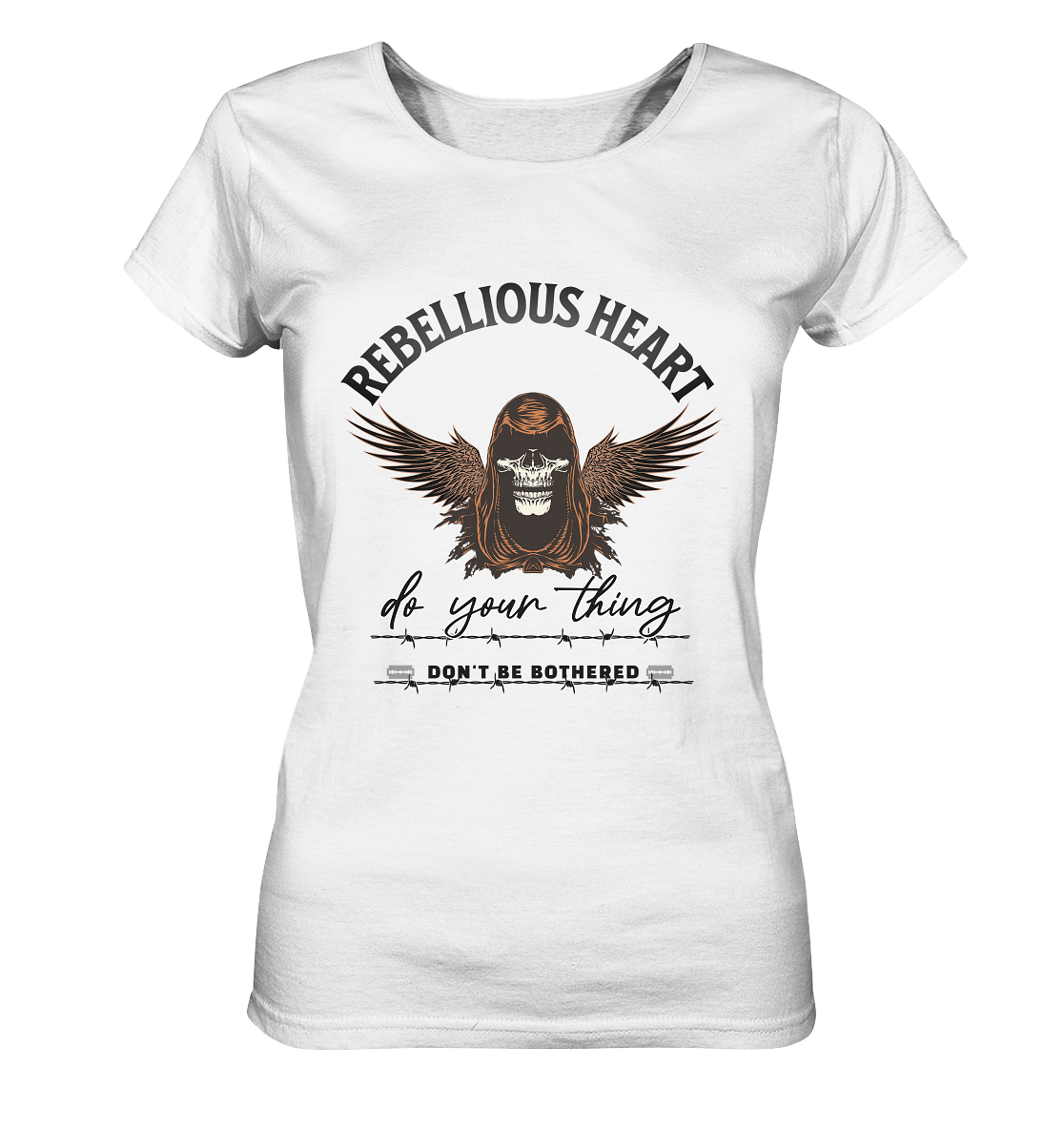 Rebellisches Herz III - Ladies Organic Basic Shirt