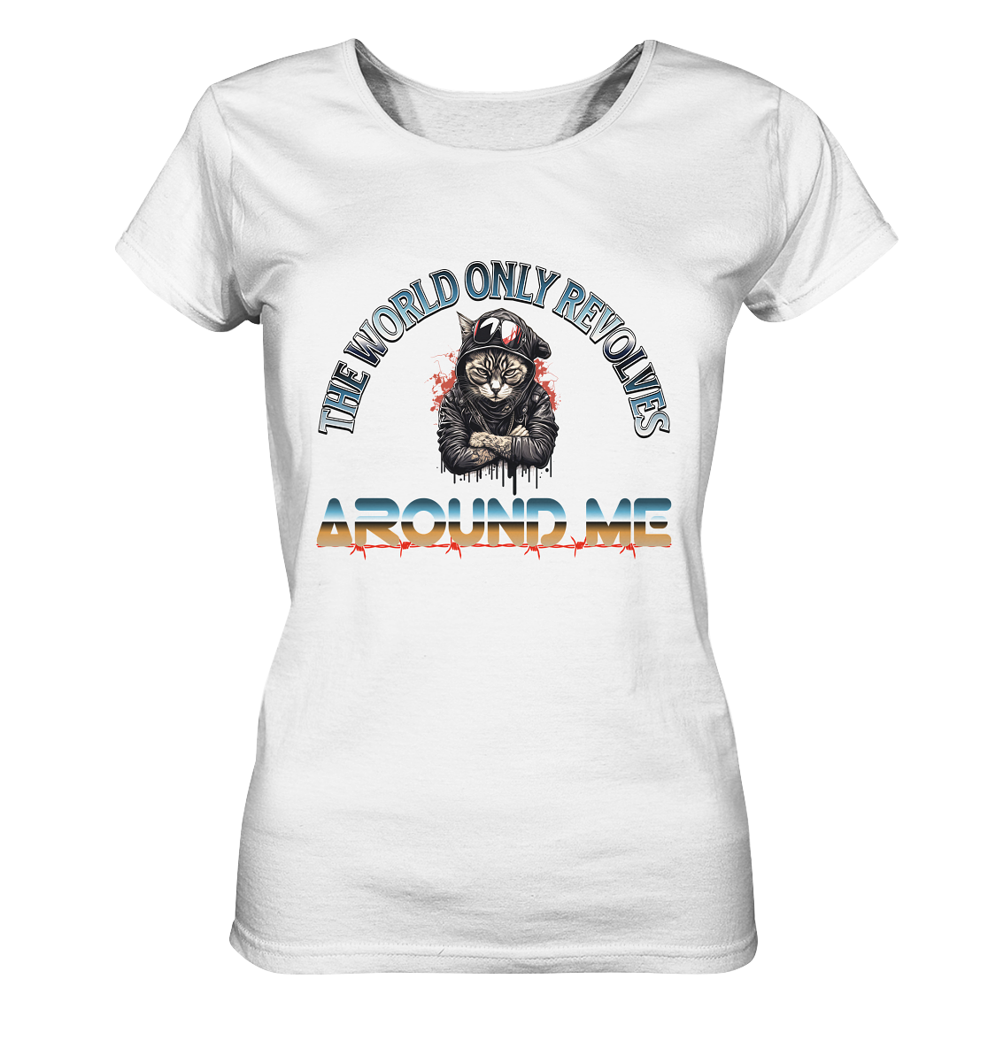 Around Me - Im Mittelpunkt - Damen Organic Basic Shirt