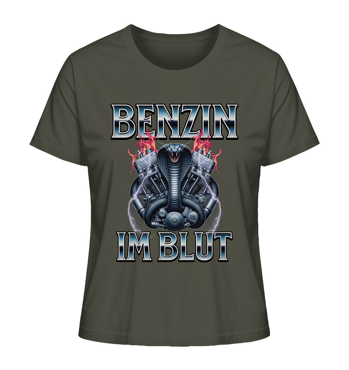 Benzin im Blut - Ladies Organic Shirt