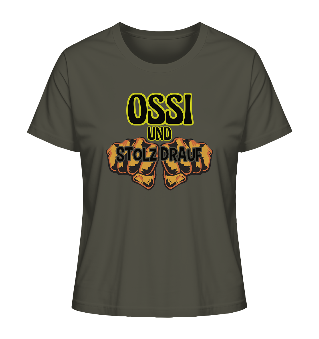 Ossi und stolz drauf - Ladies Organic Shirt