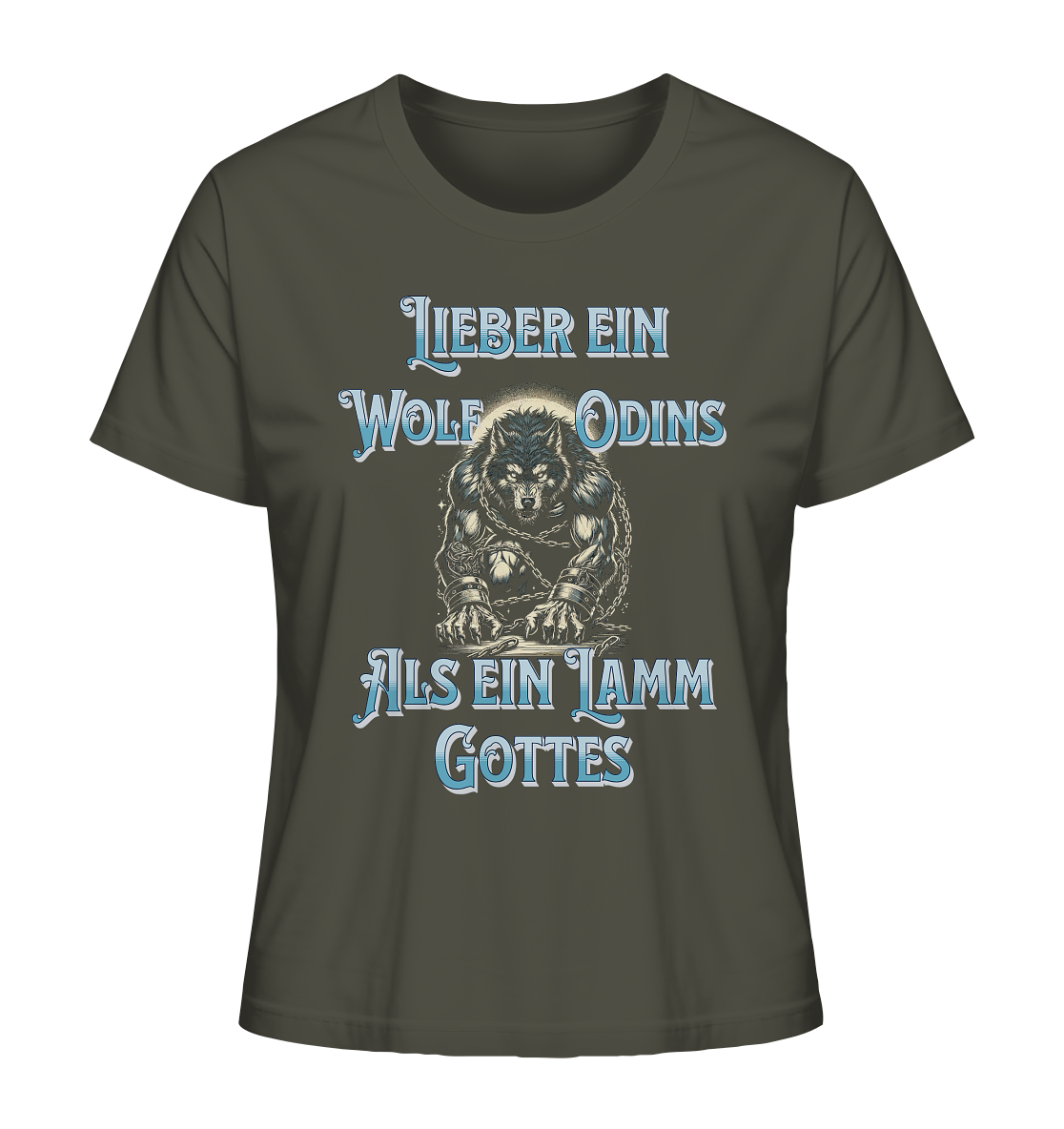 Odins Wolf | Oberteile  - Ladies Organic Shirt