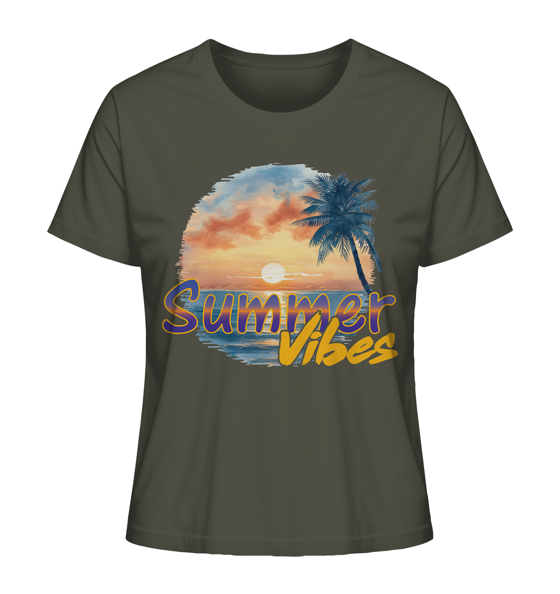 Sommer Shirts Vibes - Ladies Organic Shirt