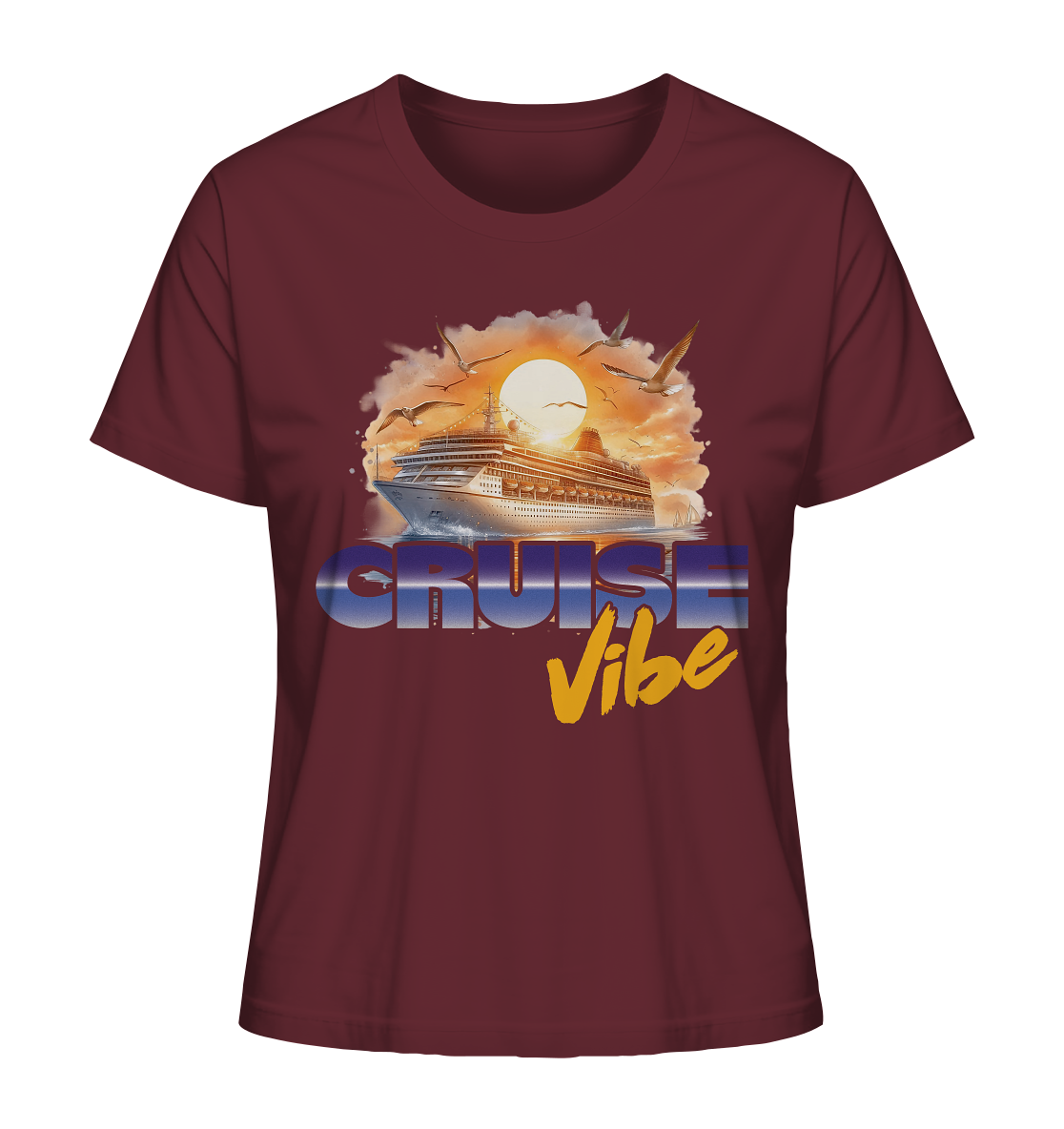 T-Shirt Kreuzfahrt Stimmung - Ladies Organic Shirt