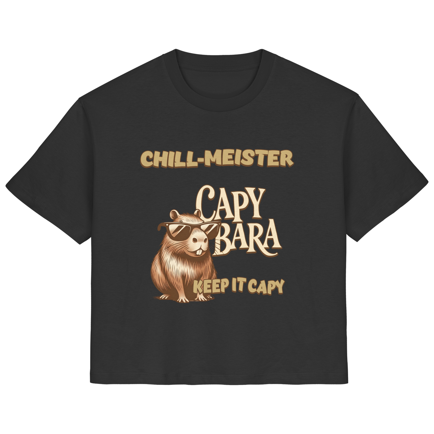 Chill-Meister Capybara – Keep it Capy (Bio & Premium) - Ladies Organic Shirt