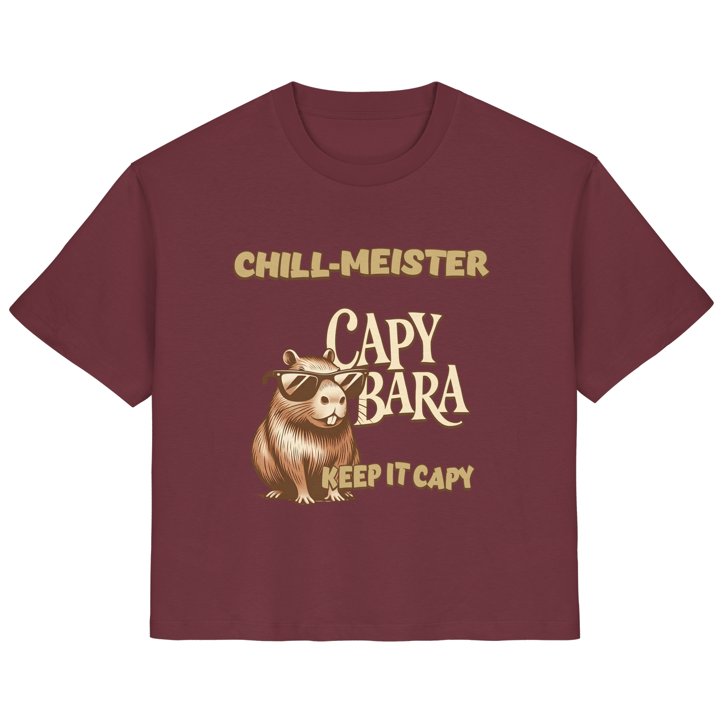 Chill-Meister Capybara – Keep it Capy (Bio & Premium) - Ladies Organic Shirt
